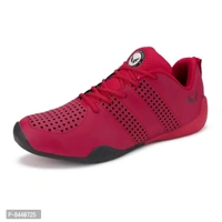 Trendy Resin Red Running Walking Gym And Hiking Sports Shoes For Men - 10UK, Red