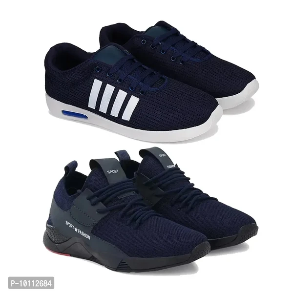 Stylish Fancy Canvas Sports Walking Shoes For Men - 6UK