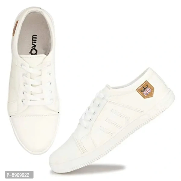 Zovim Men's Casual Shoes - 8UK, White