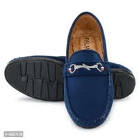 Designer Synthetic Loafer For Men - Navy Blue, 8UK