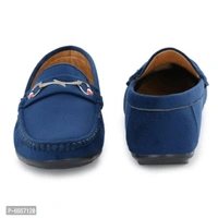 Designer Synthetic Loafer For Men - Navy Blue, 8UK