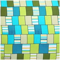 Beautiful Multicoloured Cotton Blend Printed Double Bedsheet With Two Pillow Covers