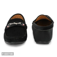 Designer Synthetic Loafer For Men - Black, 7UK