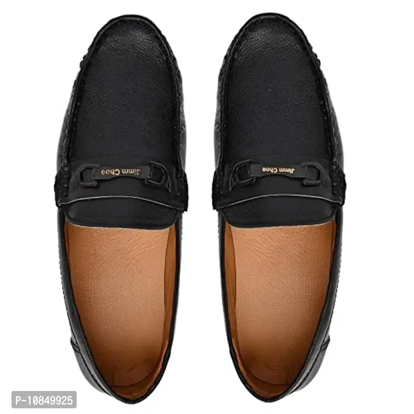 Arceus Shose Men's Leather Formal Loafers Casual Slip-on Moccasin Formal Loafers Shoe for Men - 10UK