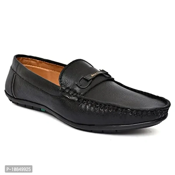 Arceus Shose Men's Leather Formal Loafers Casual Slip-on Moccasin Formal Loafers Shoe for Men - 10UK