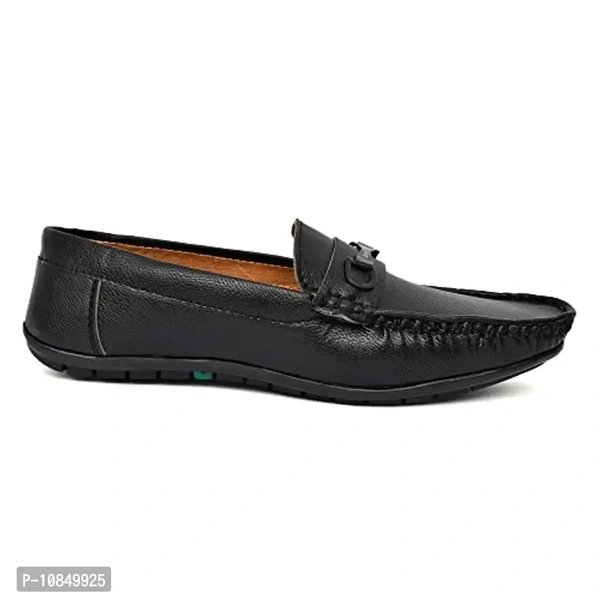 Arceus Shose Men's Leather Formal Loafers Casual Slip-on Moccasin Formal Loafers Shoe for Men - 10UK
