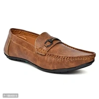 Arceus Shose Men's Leather Formal Loafers Casual Slip-on Moccasin Formal Loafers Shoe for Men - 6UK