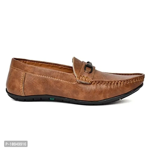 Arceus Shose Men's Leather Formal Loafers Casual Slip-on Moccasin Formal Loafers Shoe for Men - 6UK