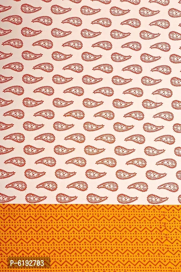 Beautiful Cotton Printed Bedsheet With Two Pillow Covers