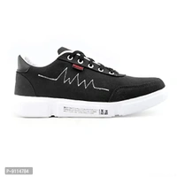 ROCKFIELD Men's Canvas Sneakers Casual Shoes for Men's 391 - Black, 8UK