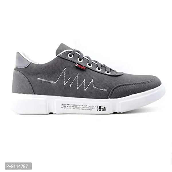 ROCKFIELD Men's Canvas Sneakers Casual Shoes for Men's 391 - 7UK, Gray