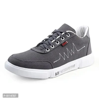 ROCKFIELD Men's Canvas Sneakers Casual Shoes for Men's 391 - 7UK, Gray