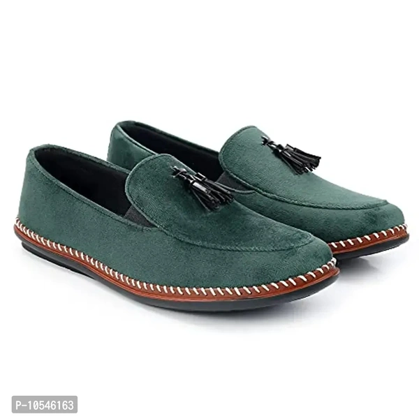 Bonexy Men's Latest Stylish Causal/Formal/Office/Loafer Shoes for Man & Boys - Green, 10UK