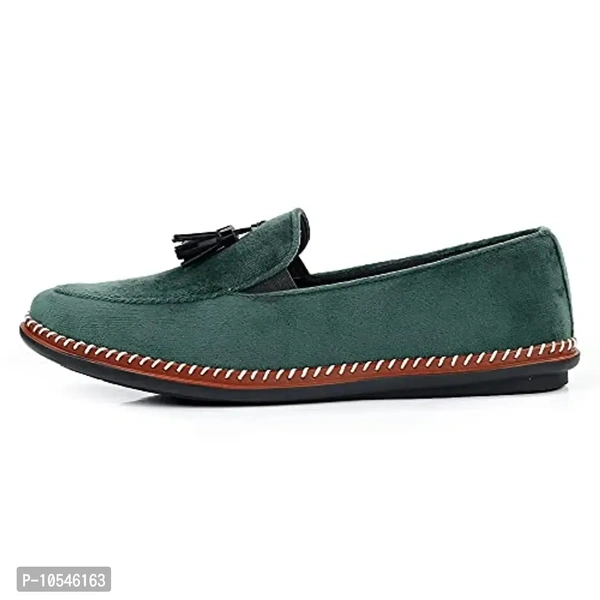 Bonexy Men's Latest Stylish Causal/Formal/Office/Loafer Shoes for Man & Boys - Green, 10UK