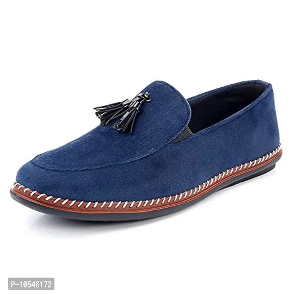 Bonexy Men's Latest Stylish Causal/Formal/Office/Loafer Shoes for Man & Boys - 8UK, Blue