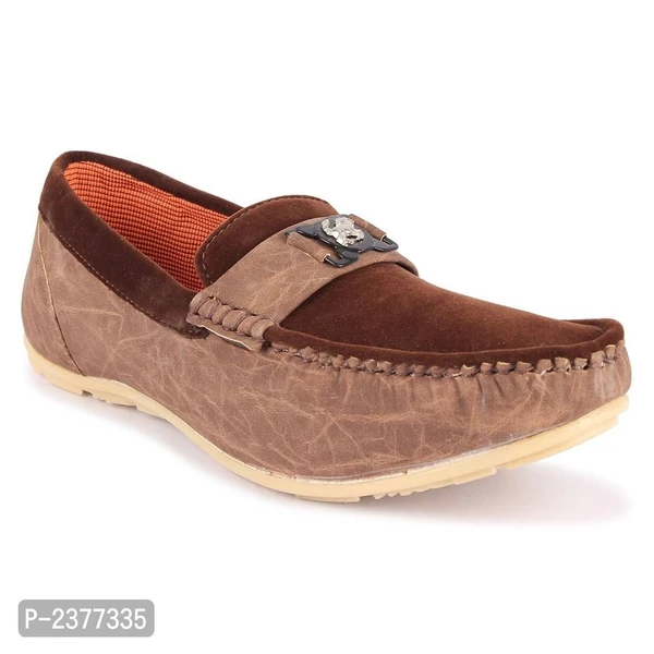 Porche Brown Loafers for Men - 6UK