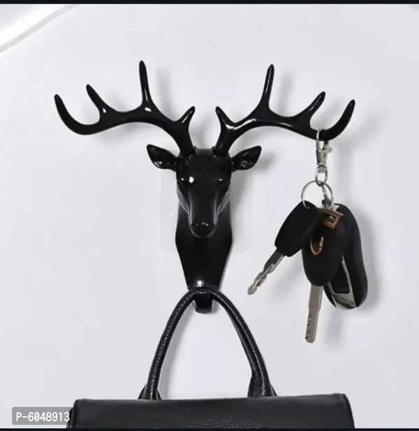 Dear Head Shape Self Adhesive Key Holder