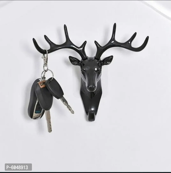 Dear Head Shape Self Adhesive Key Holder