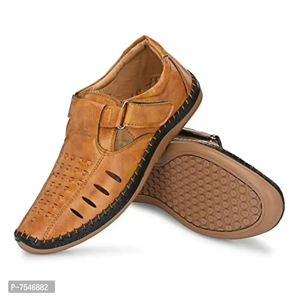 Rising Wolf Men's Trendy sandals - Begie, 8UK