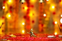 Shri Krishna Laddu Gopal/Bal Gopal -Festival Shri Krishna/Kanha Janmashtmi Idol -Size No. 3