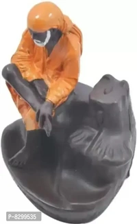 Backflow Sai Baba | Backflow incense burner with 10 Smoke Backflow Incense Cone - 12 cm