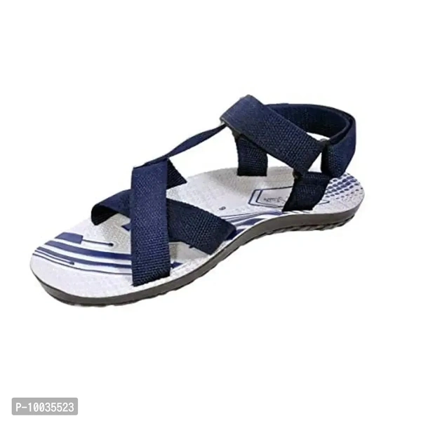 Creation Garg Men's Blue Sandals|Walkers|Floaters|Footstairs|Footwears - 10UK