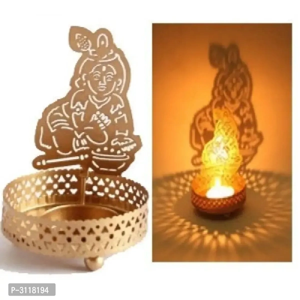 Laddu Gopal Shadow Tealight Candle Holder