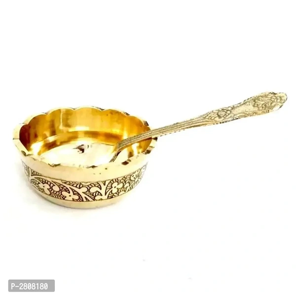 Brass Laddu Gopal Bhog Thali Set, Janmashtami Special, 5 Piece Set