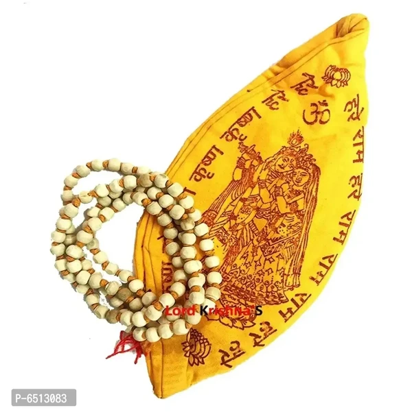 combo of chanting potli with tulsi jap mala pack of 