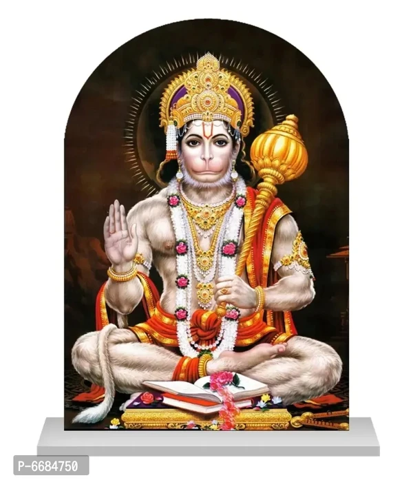 Hanuman idol for Car Dashboard murti hanuman ji idol for home Decorative Spiritual Gift Item and Statue for Bhagwan Temple /Pooja/ Home Decor / Office / Study Table, Holy Statue, Decorative Sho Type: Religious Idol & Figurine