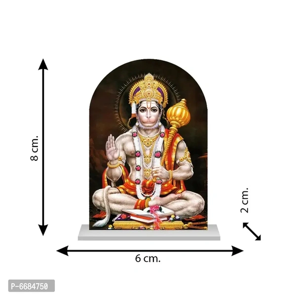 Hanuman Idol for Car Dashboard & Home – Decorative Spiritual Statue for Pooja, Temple, or Gift