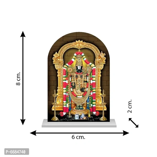 Tirupati Balaji Idol for Car Dashboard & Home – Spiritual Decorative Statue for Puja & Gifting