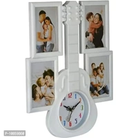 Harbour Analog Wall Clock with Photo Frames – Decorative Home Clock
