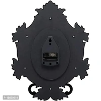 "Harbour Stylish Analog Wall Clock with Pendulum – Large Decorative Clock for Living Room, Hall & Bedroom (38 x 29.5 cm)