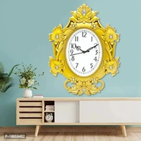 "Harbour Analog Wall Clock with Pendulum – Stylish Decorative Clock for Living Room, Hall & Bedroom (38 x 29.5 cm)