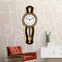 Harbour Analog Wall Clock – Large Decorative Clock for Home, Living Room & Bedroom (45.5 x 45.5 cm)