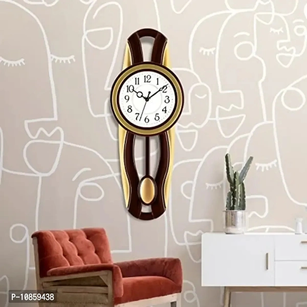 Harbour Analog Wall Clock – Large Decorative Clock for Home, Living Room & Bedroom (45.5 x 45.5 cm)