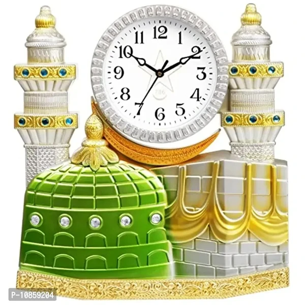 Harbour Analog Latest Stylish New Models Wall Clock with God Ganesh Frame for Home Living Room Hall Bedroom (Size Height 38 CM X Width 35.5 CM)- Home Decor Big Size Wall Clock MKH GTT 5Size: 