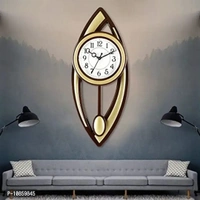 Harbour Analog Wall Clock – Large Decorative Clock for Home, Living Room & Bedroom (45.5 x 45.5 cm)