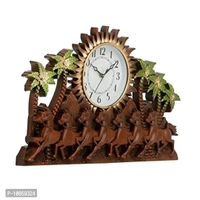 Harbour Analog Wall Clock – Large Decorative Clock for Home, Living Room & Bedroom (45.5 x 45.5 cm)