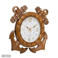 Harbour Analog Wall Clock – Large Decorative Clock for Home, Living Room & Bedroom (45.5 x 45.5 cm)