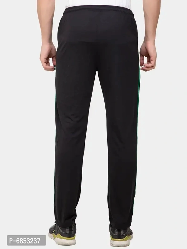 Stylish Trendy Polyester Blend Solid Trackpants For Men Pack Of 2 - L