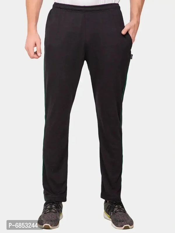 Stylish Trendy Polyester Blend Solid Trackpants For Men Pack Of 2 - XL