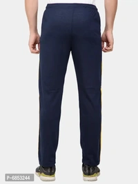 Stylish Trendy Polyester Blend Solid Trackpants For Men Pack Of 2 - XL