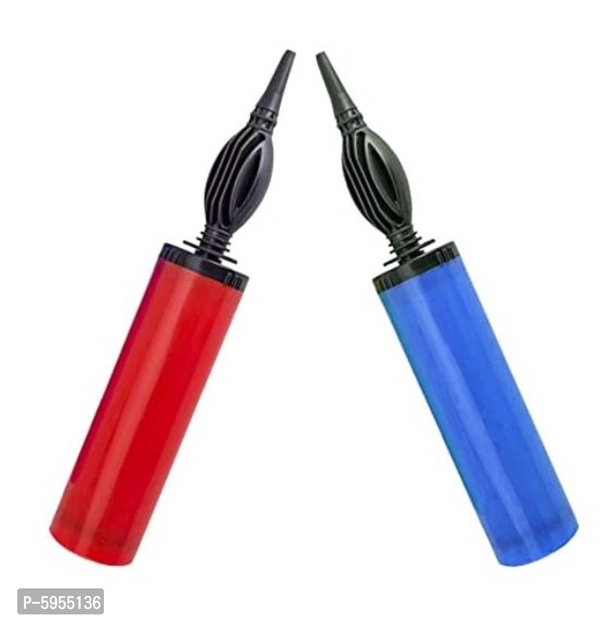 people Handy Air Balloon Pumps for Foil Balloons and Inflatable Toys Party Accessory (Pack of 1; Multicolor)(Made in India)