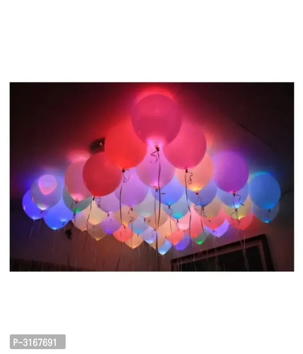 Led Balloons for Party Festival Diwali Christmas New Years Celebrations Home (10 pcs)