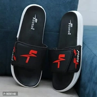 FOOTOX BE YOUR LABEL Men's Flipflop & Slipper Chepi-Black-3 - 12UK