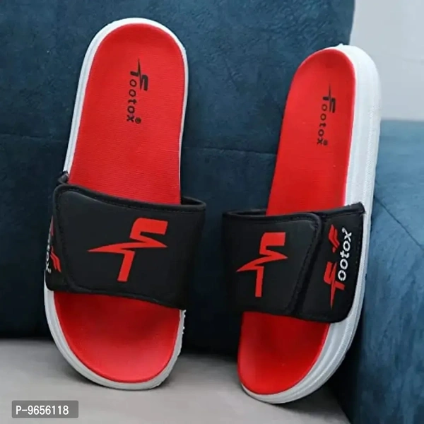 FOOTOX BE YOUR LABEL Men's Flipflop & Slipper Chepi-Red- - 8UK