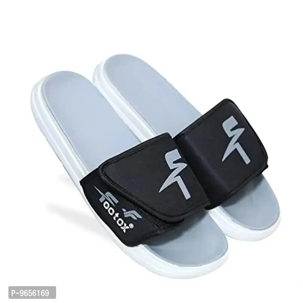 FOOTOX BE YOUR LABEL Men's Flipflop & Slipper Chepi-Grey-2 - Gray, 8UK