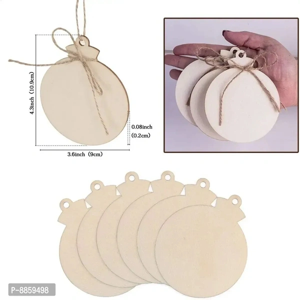 Paintable Abstract Shape Wooden Laser Cut For Decoration For Kids, Parties, Art And Craft Pack Of 15